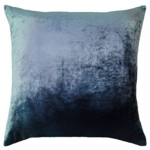 Kevin O’Brien Designer Ombré Silk Velvet Pillow + Insert